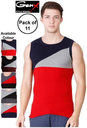 Cotton Gym Vest ,Pack Of 11