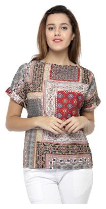 

Oxolloxo Women Solid Regular top - Beige