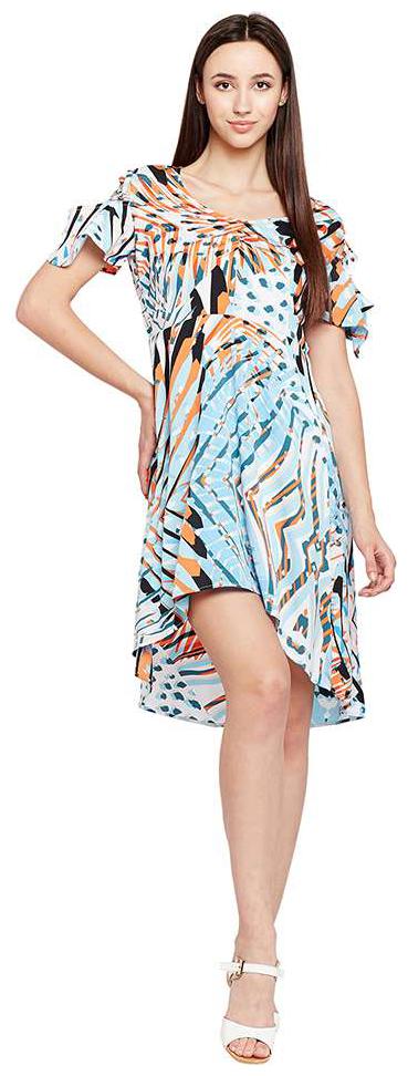 

Oxolloxo Multi Printed A-line dress