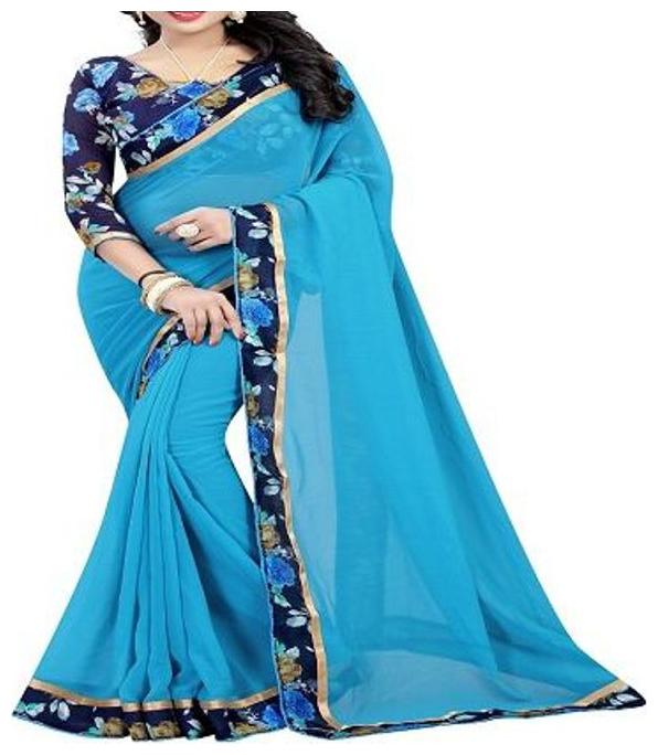 

Georgette Designer Saree