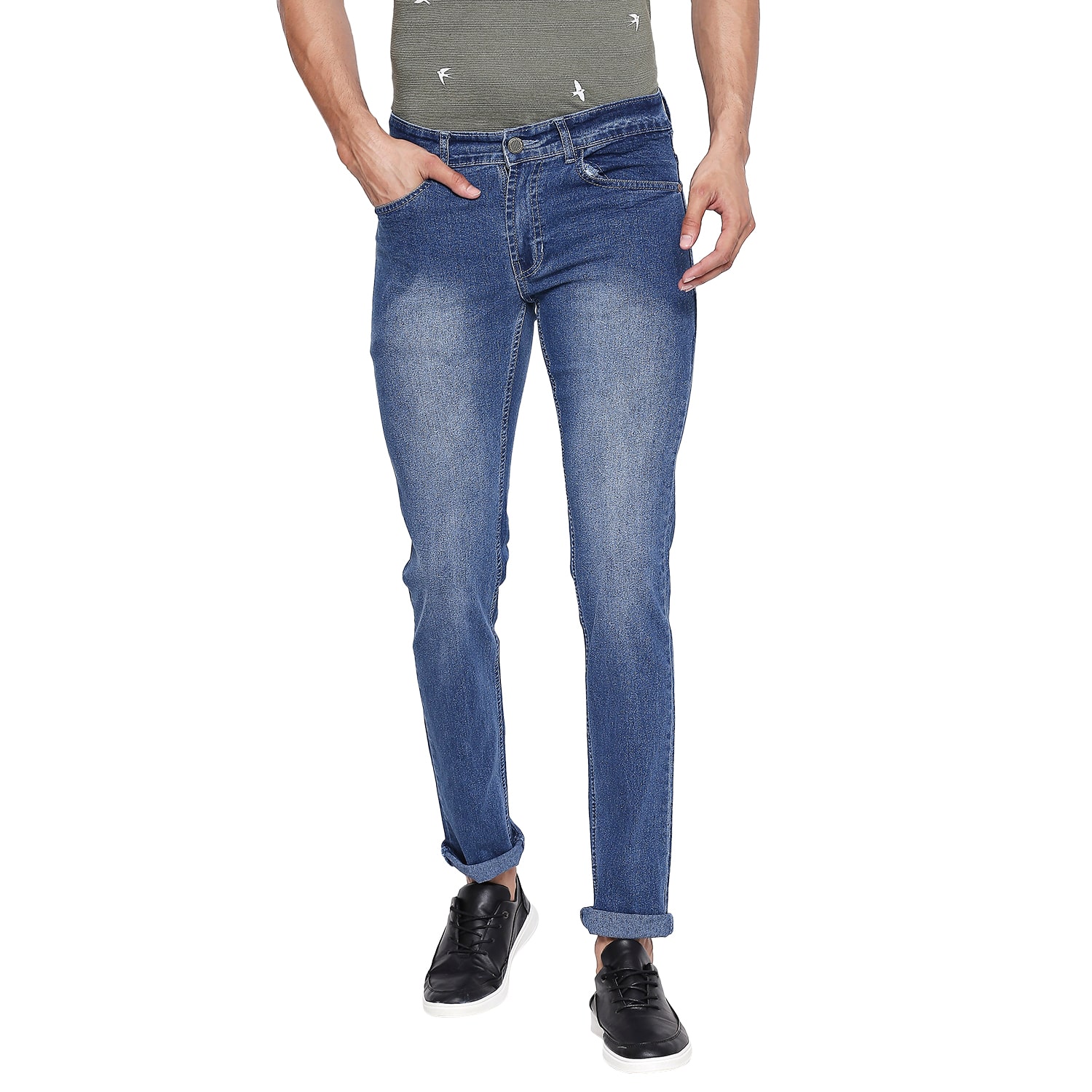 

GERICHO LONDON Men Blue Slim Fit Jeans