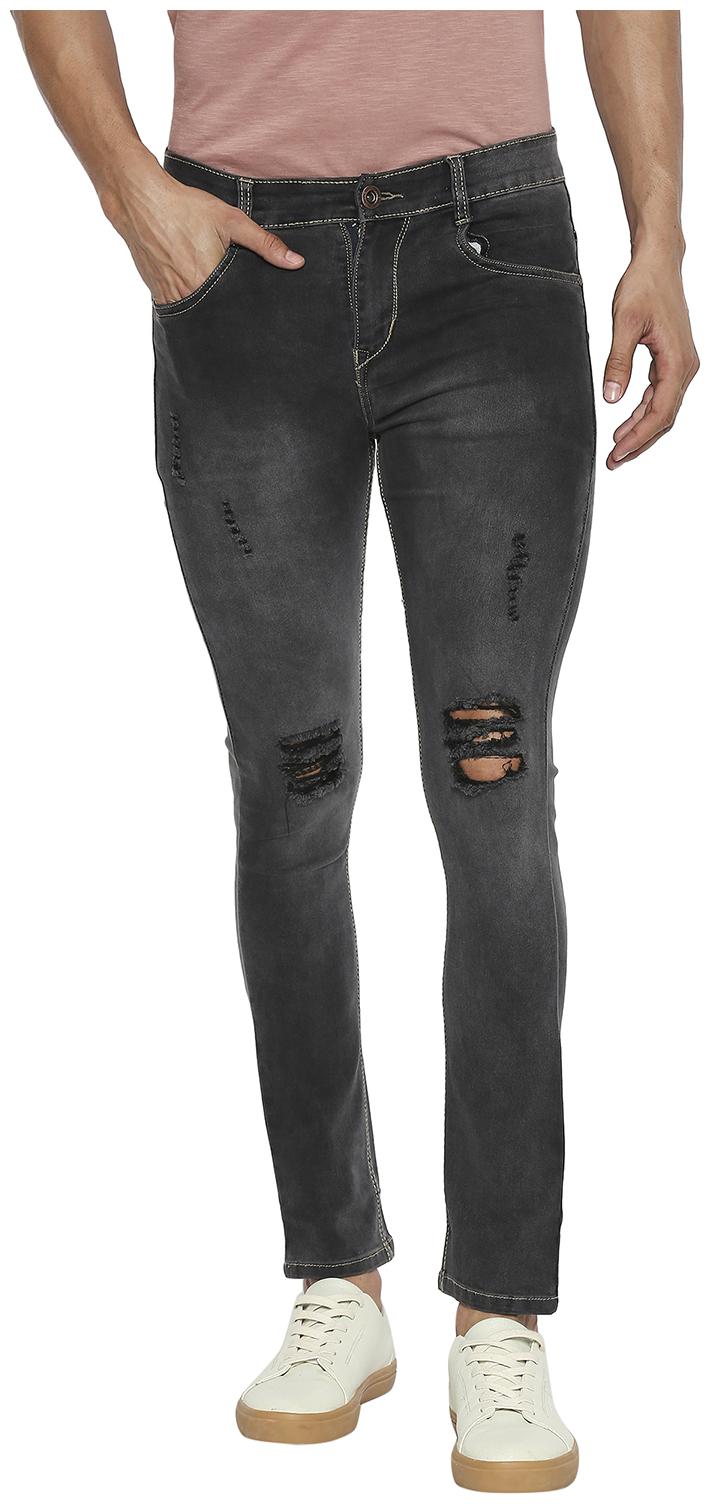 

GERICHO LONDON Men Black Slim Fit Jeans