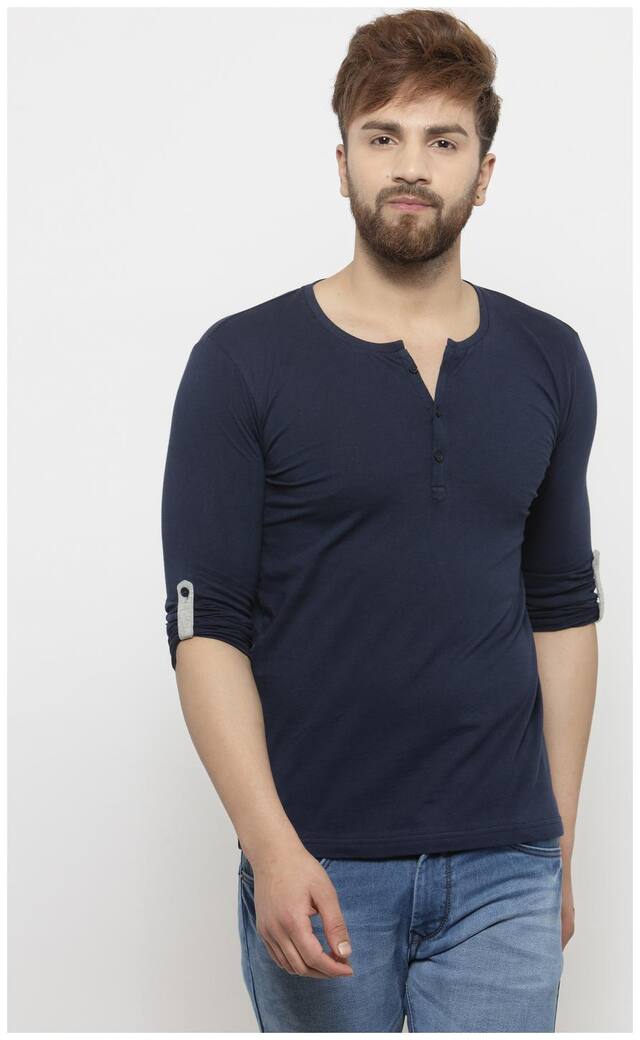 Gespo Long Sleeves Henely T-shirt