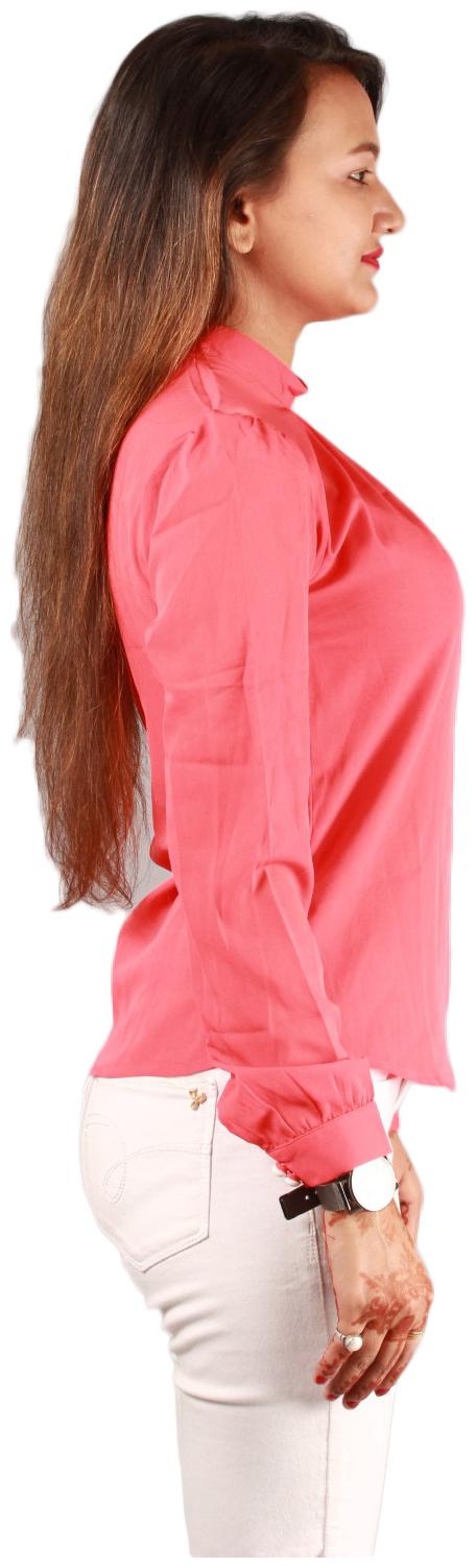 

GET SET FASHION Women Solid Regular tunic - Pink