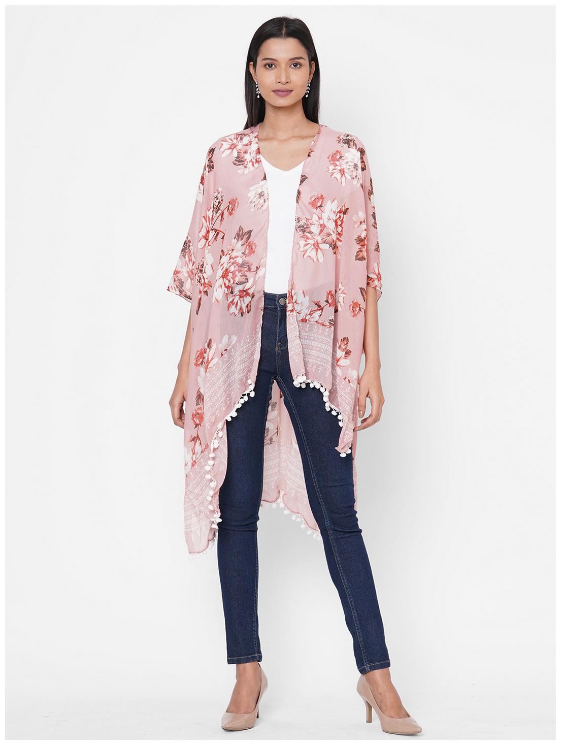 

Get Wrapped Women Shrug - Pink