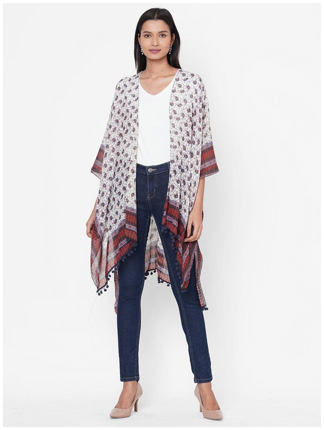 

Get Wrapped Women Shrug - White
