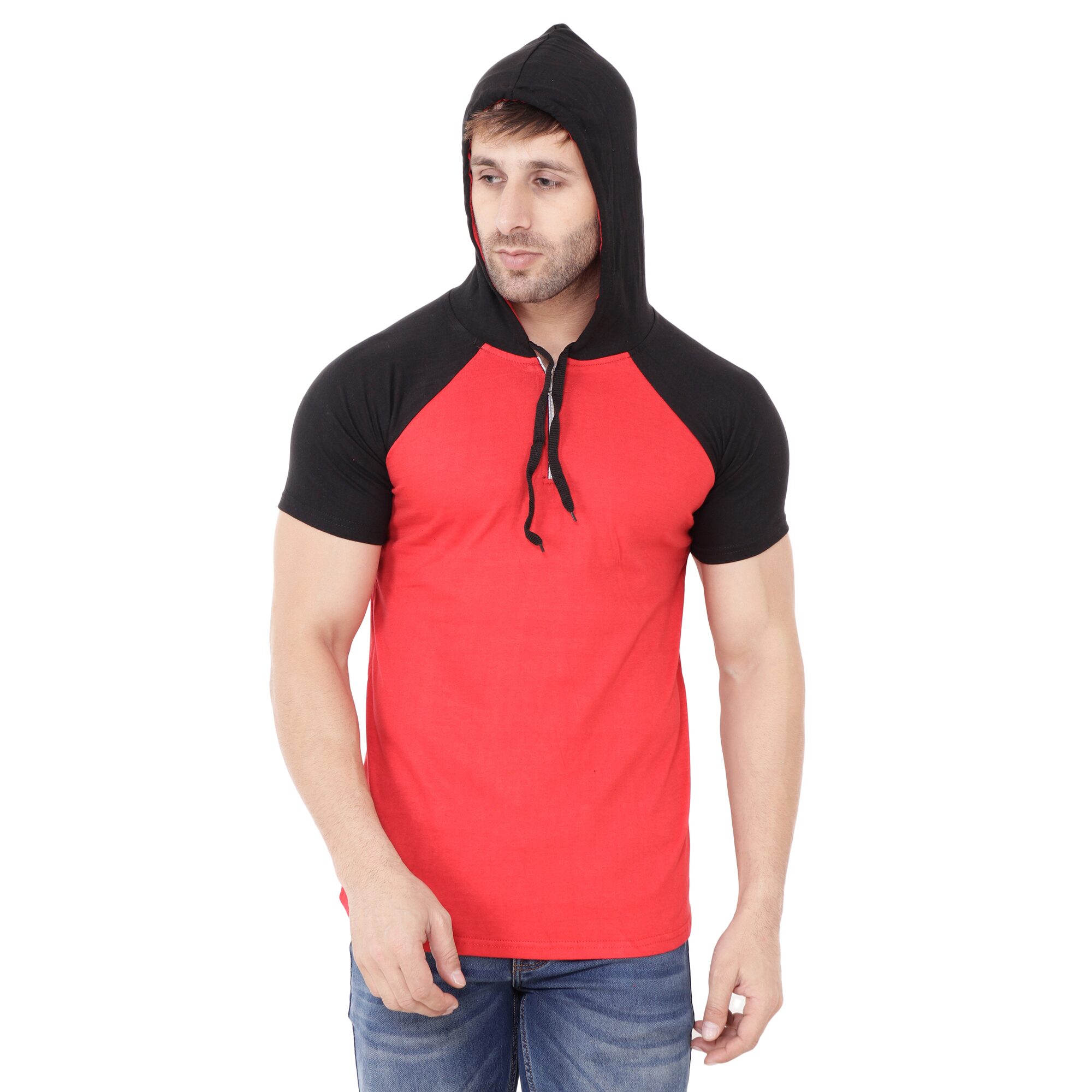 

Geum Men Multi Regular fit Cotton Hood T-Shirt - Pack Of 1
