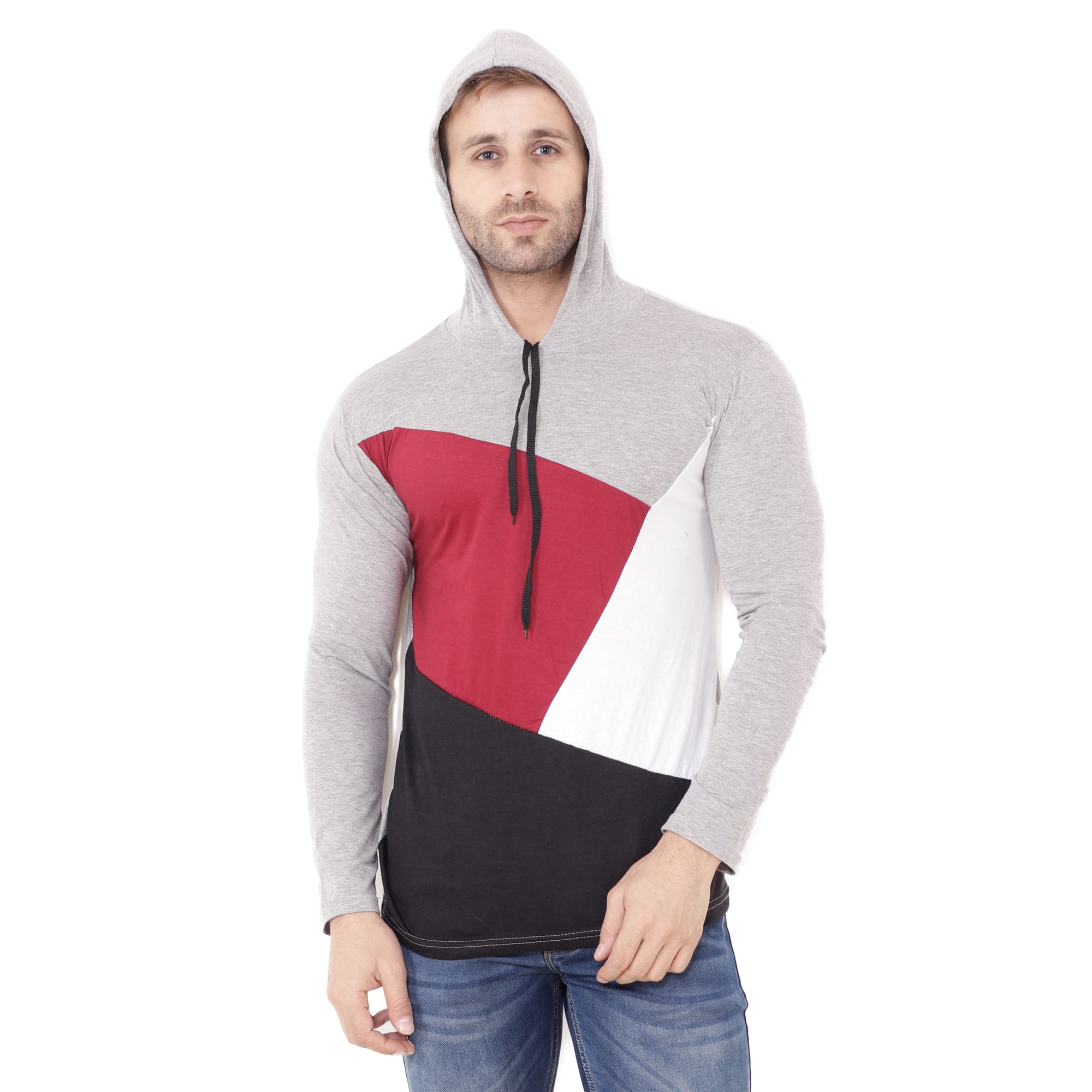 

Geum Men Multi Regular fit Cotton Hood T-Shirt - Pack Of 1