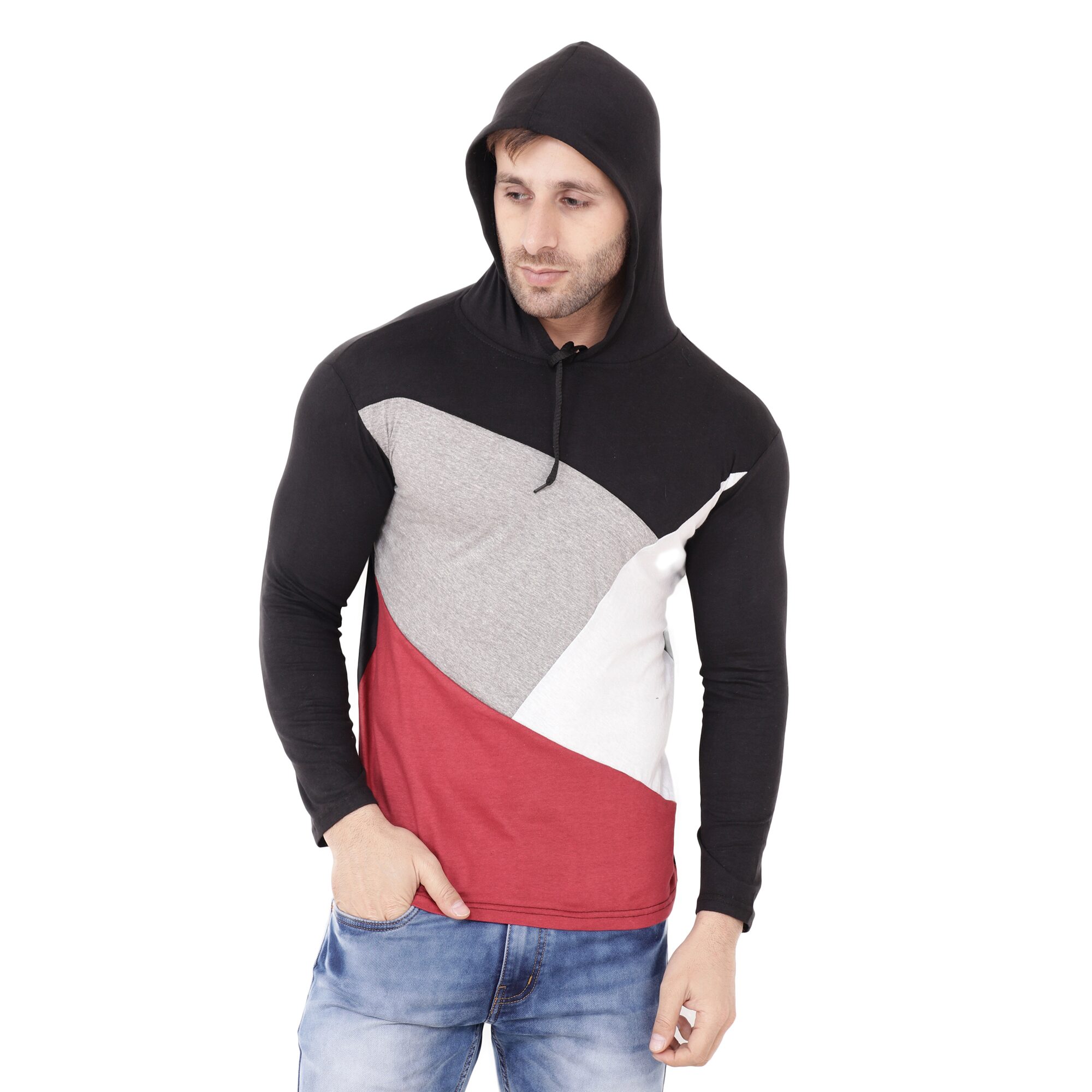 

Geum Men Multi Regular fit Cotton Hood T-Shirt - Pack Of 1