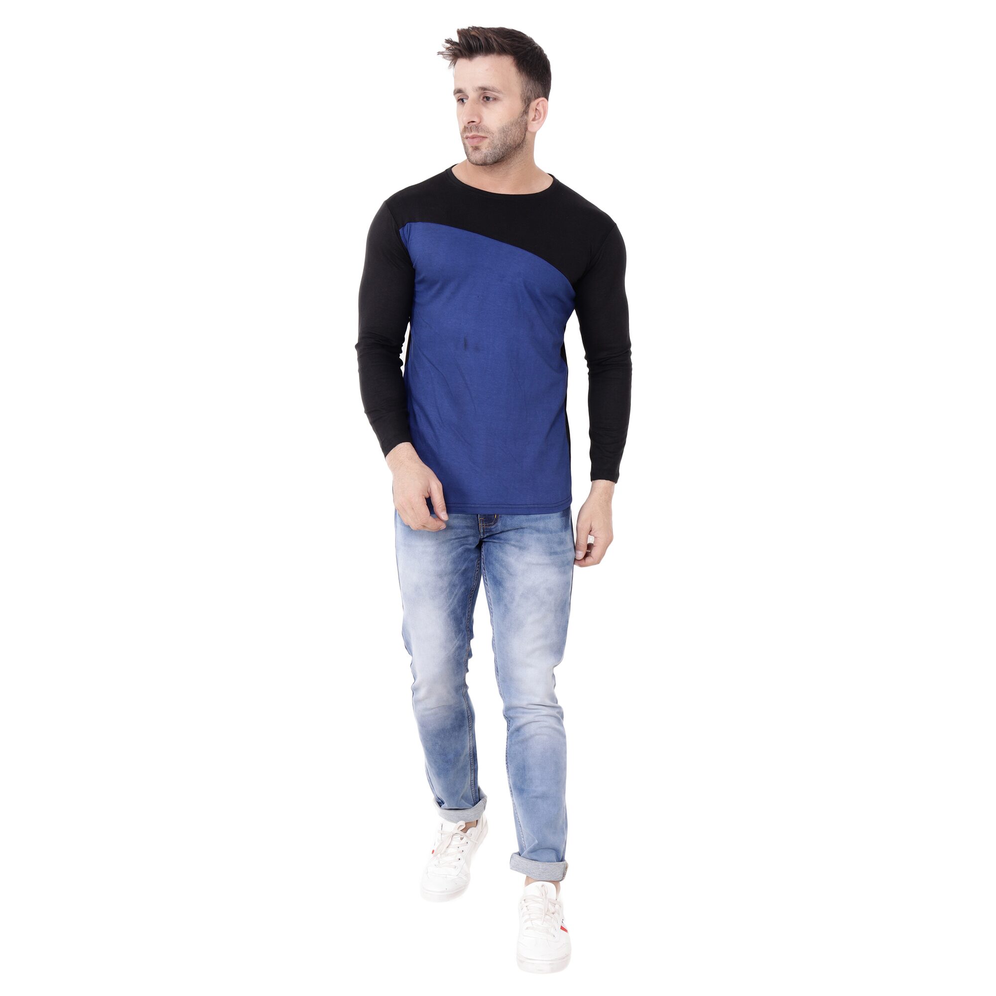 

Geum Men Blue Regular fit Cotton Round neck T-Shirt - Pack Of 1