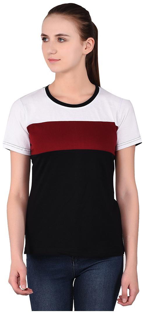 

Geum Women Multi Regular fit Round neck Cotton T shirt