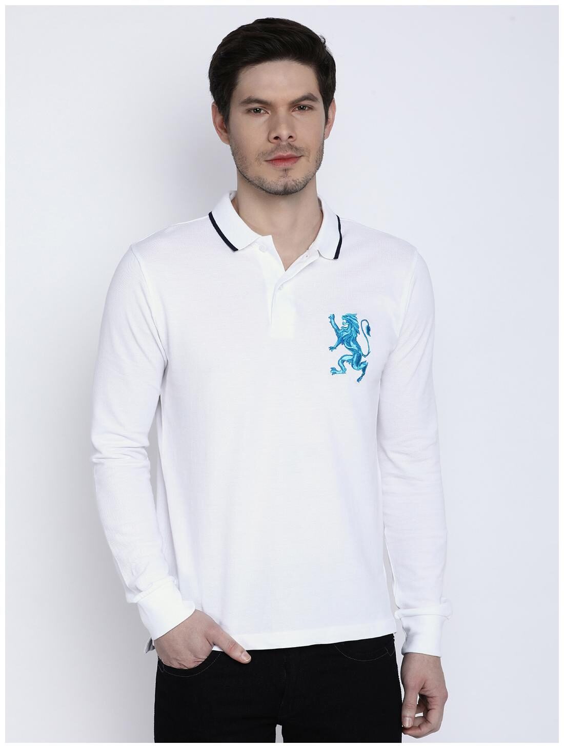 

Giordano Men White Slim fit Cotton Polo collar T-Shirt - Pack Of 1