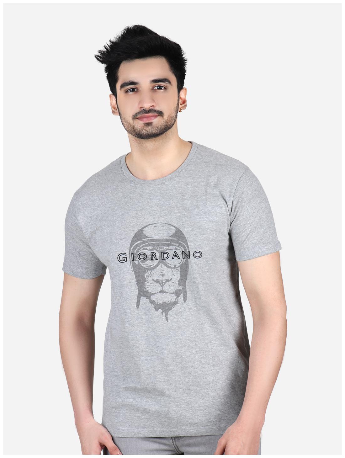 

Giordano Men Grey Slim fit Cotton Round neck T-Shirt - Pack Of 1