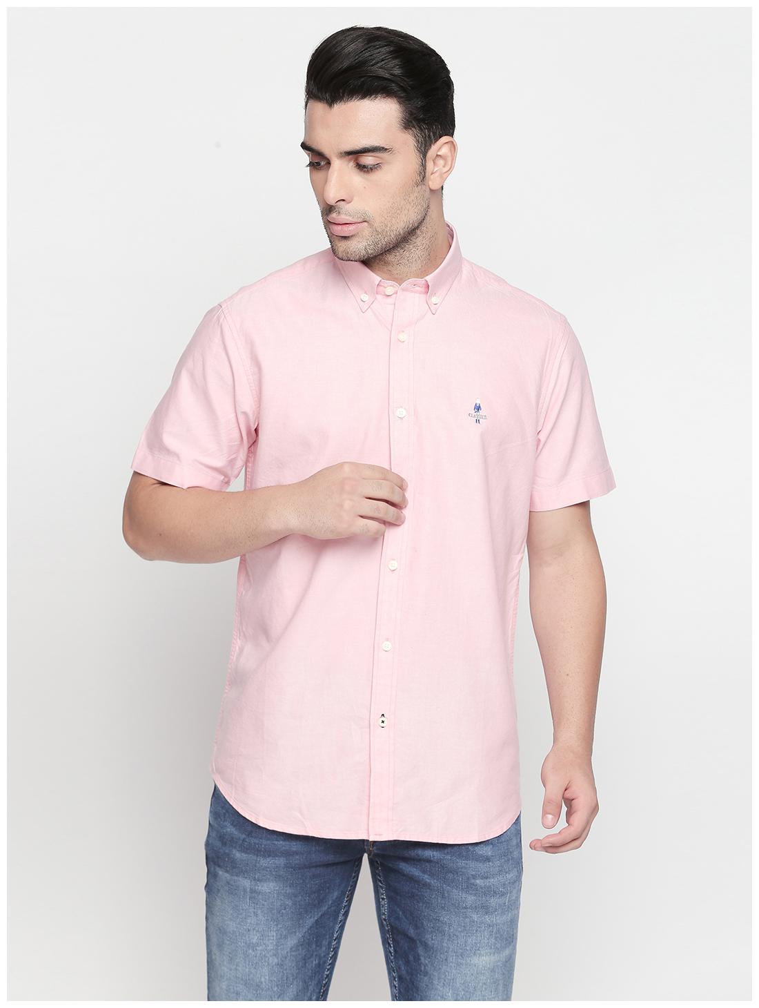 

Giordano Men Pink Solid Regular Fit Casual Shirt