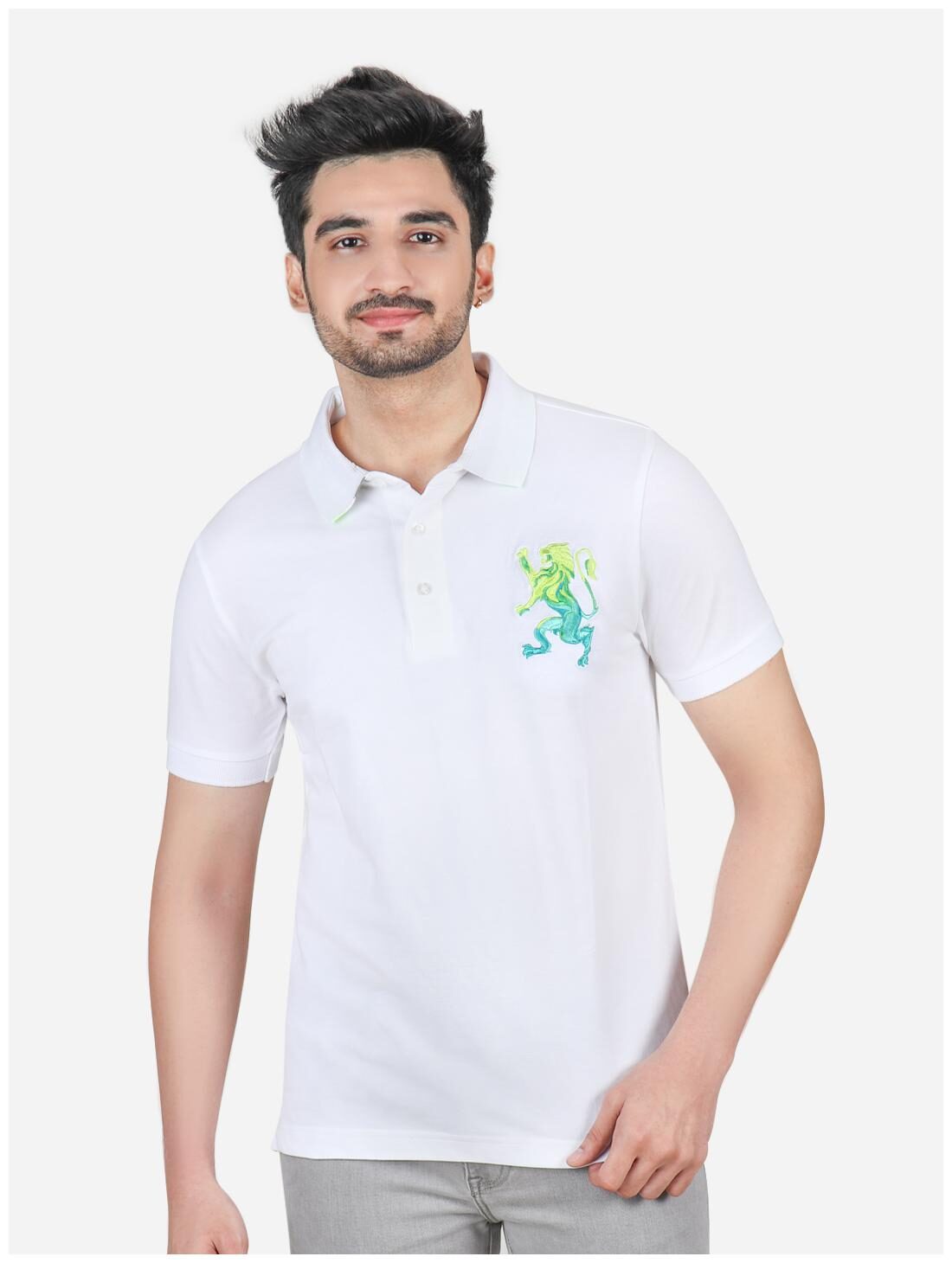

Giordano Men White Slim fit Cotton Polo collar T-Shirt - Pack Of 1