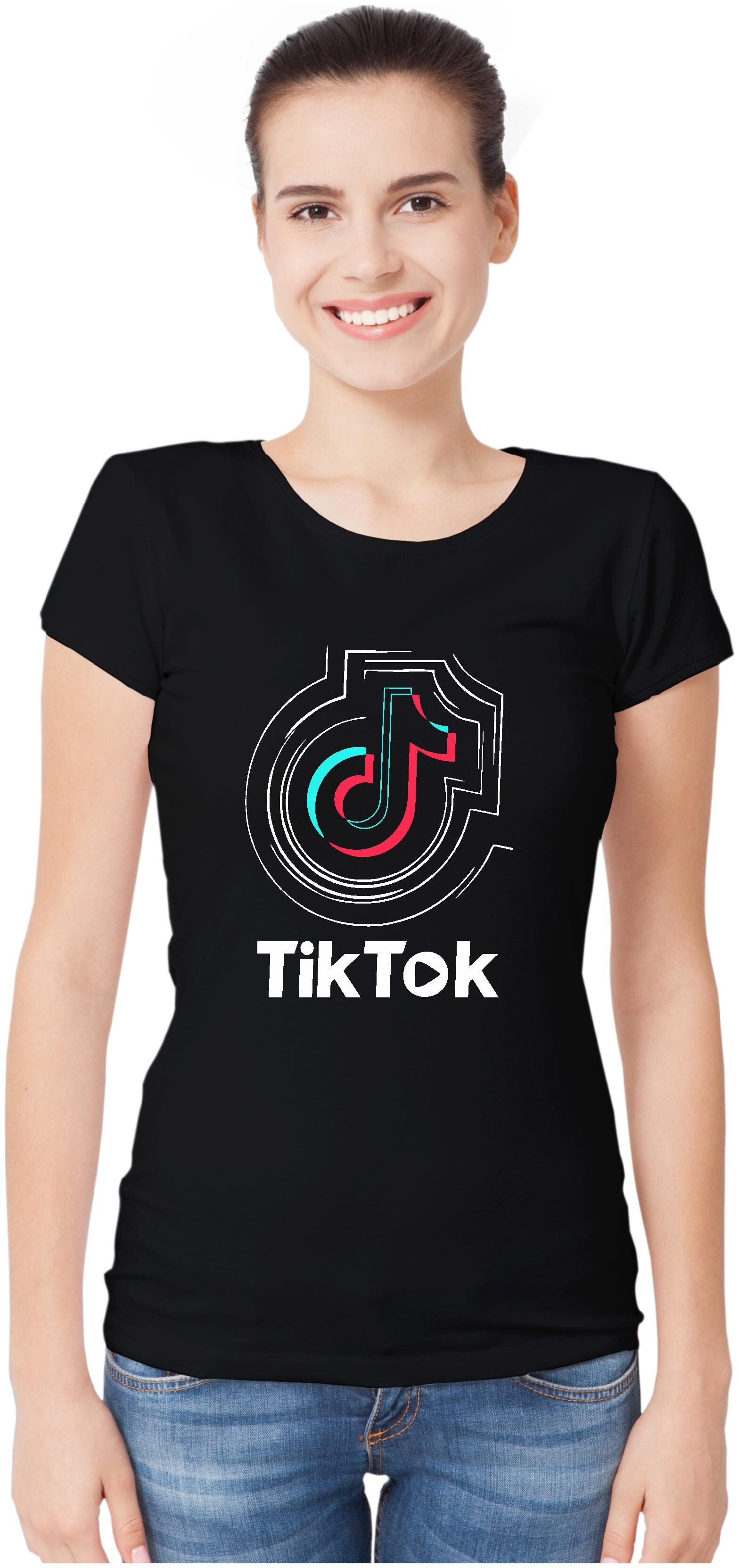 

UNIPLANET STORE Women Black Regular fit Round neck Cotton T shirt
