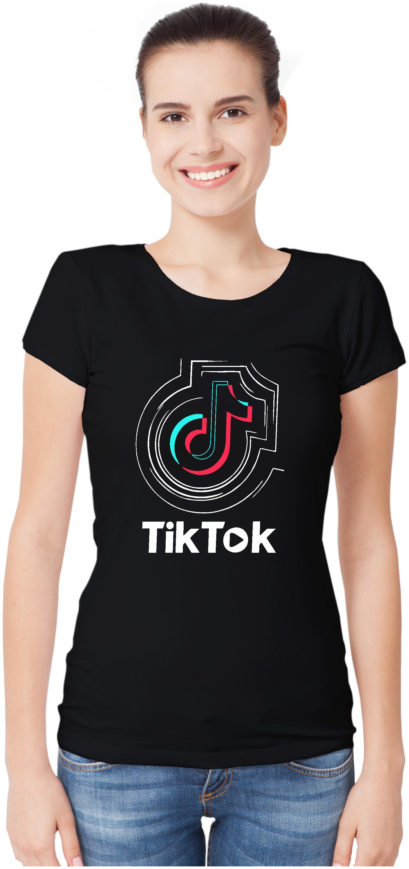 

UNIPLANET STORE Women Black Regular fit Round neck Cotton T shirt