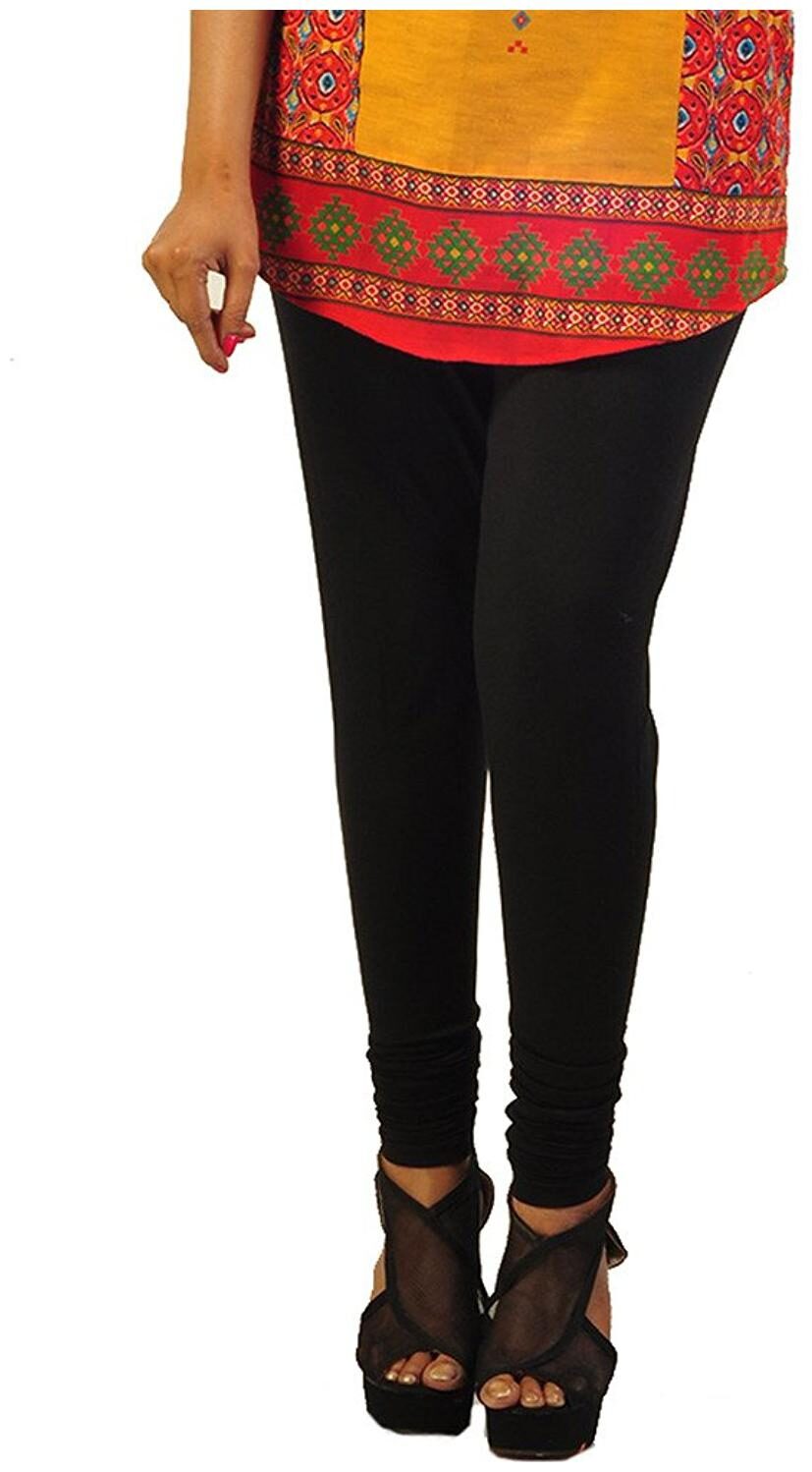 

GLAM ANGEL Cotton Churidar - Black