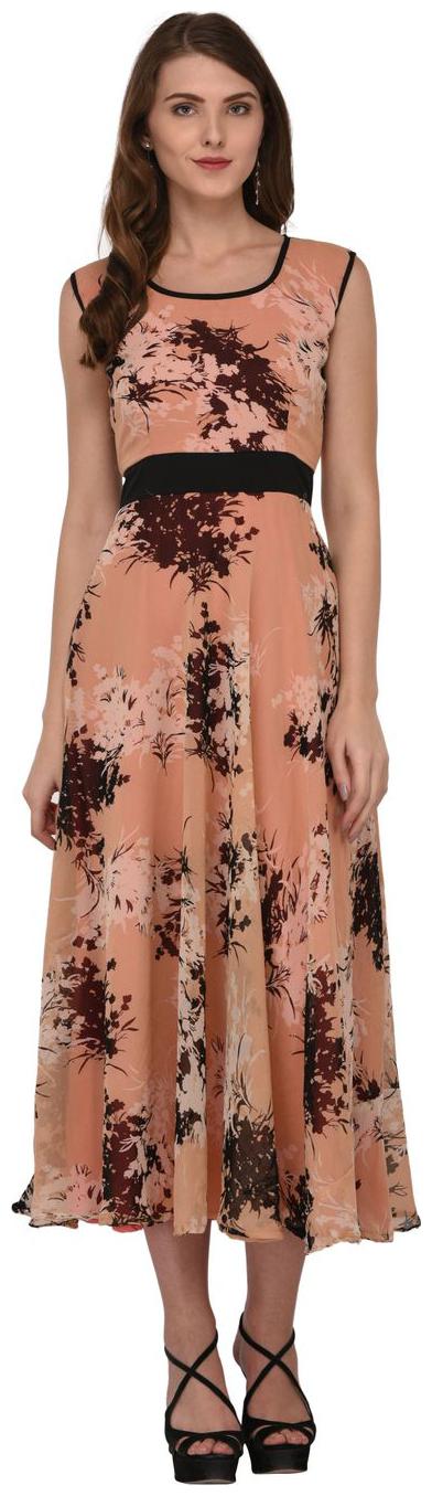 

Glambing Multi Solid A-line dress