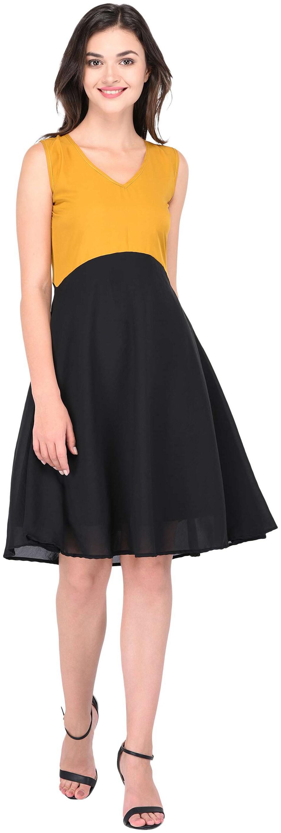 

GLAMBING Women Gathered Multicolor SHORT Dress