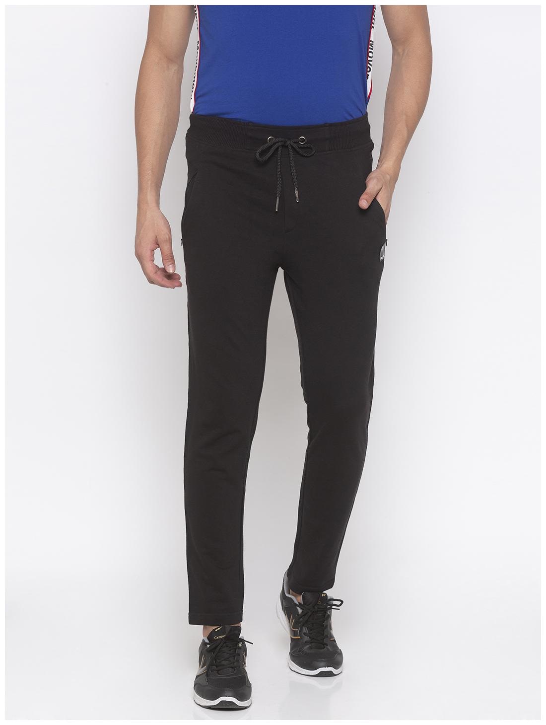 

Globus Men Black Solid Slim fit Track pants