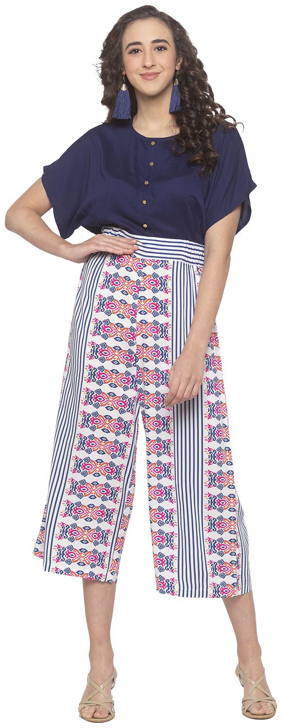 

Globus Printed Jumpsuit - White