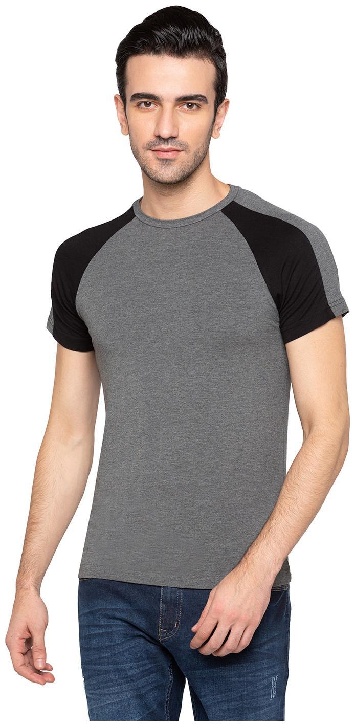

Globus Men Grey Slim fit Viscose Rayon Round neck T-Shirt - Pack Of 1