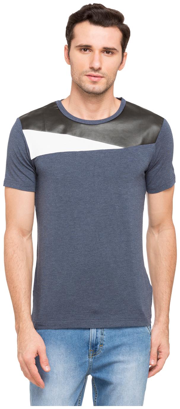 

Globus Men s Round Neck T-Shirt - Blue