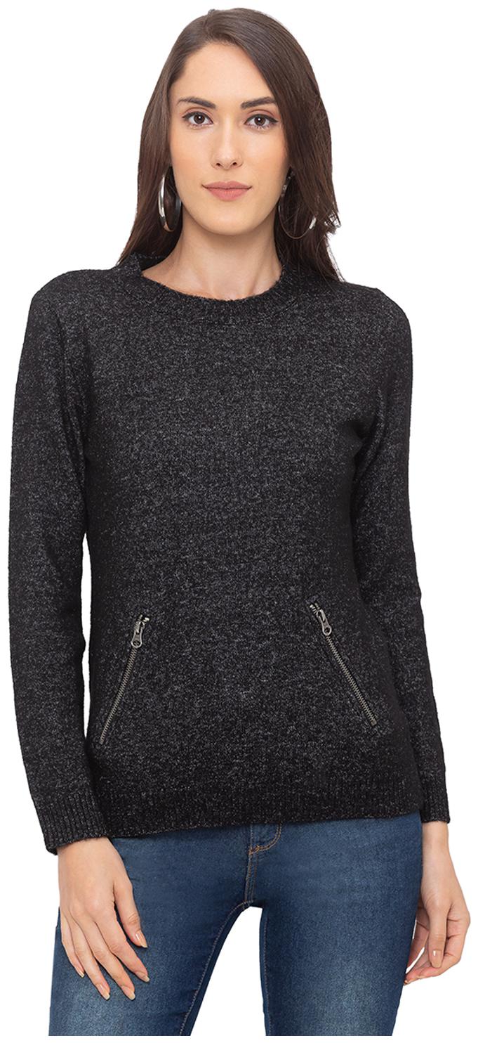 

Globus Women Solid Regular top - Black
