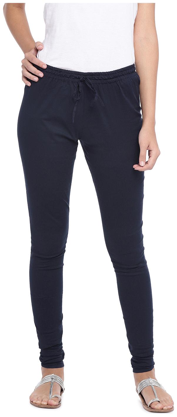 

Globus Cotton Churidar - Blue