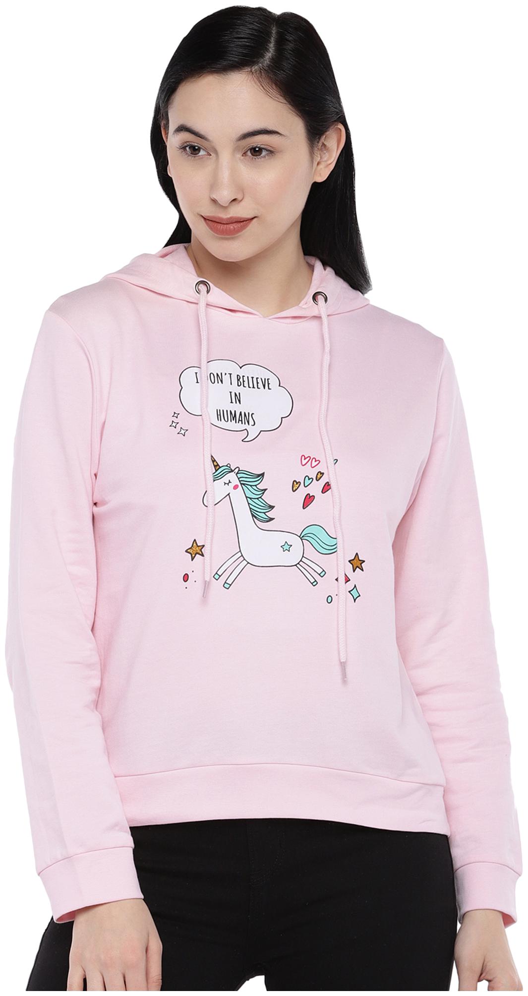 

Globus Women Printed Sweatshirt - Pink