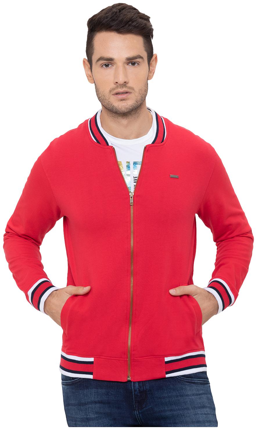 

Globus Men Red Round neck Sweatshirt