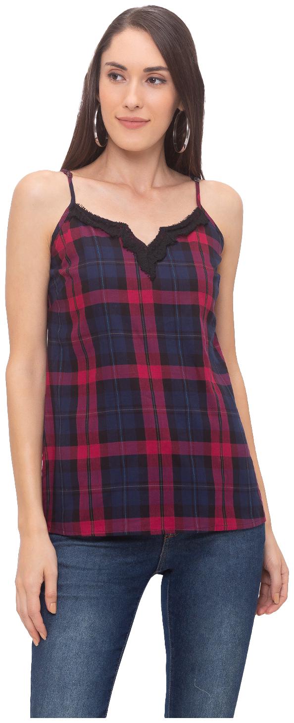 

Globus Women Checked Regular top - Multi