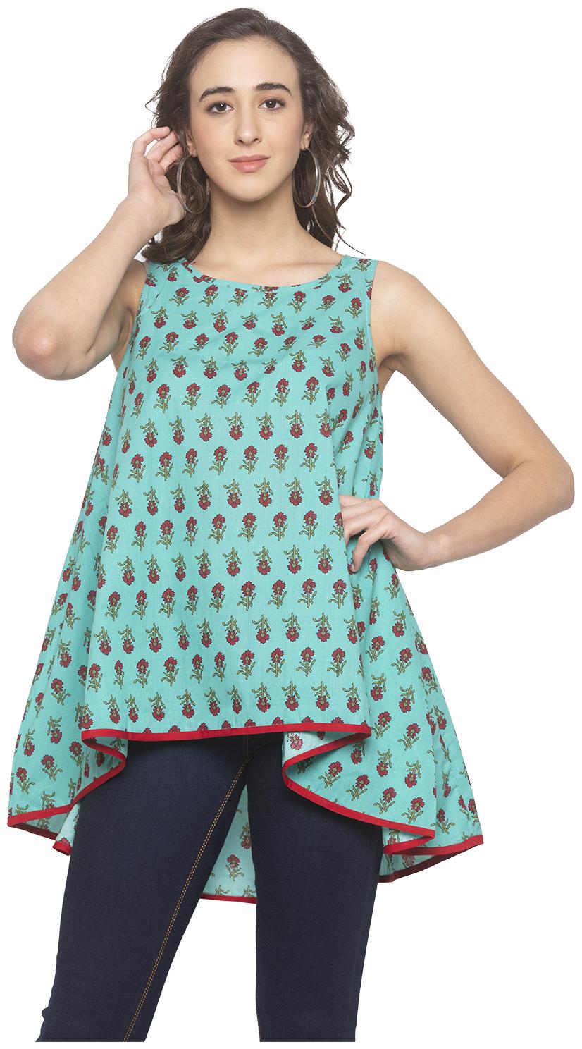 

Globus Women Printed Kaftan - Green