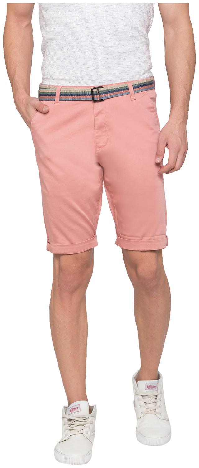 

Globus Men Peach Regular Fit Regular Shorts