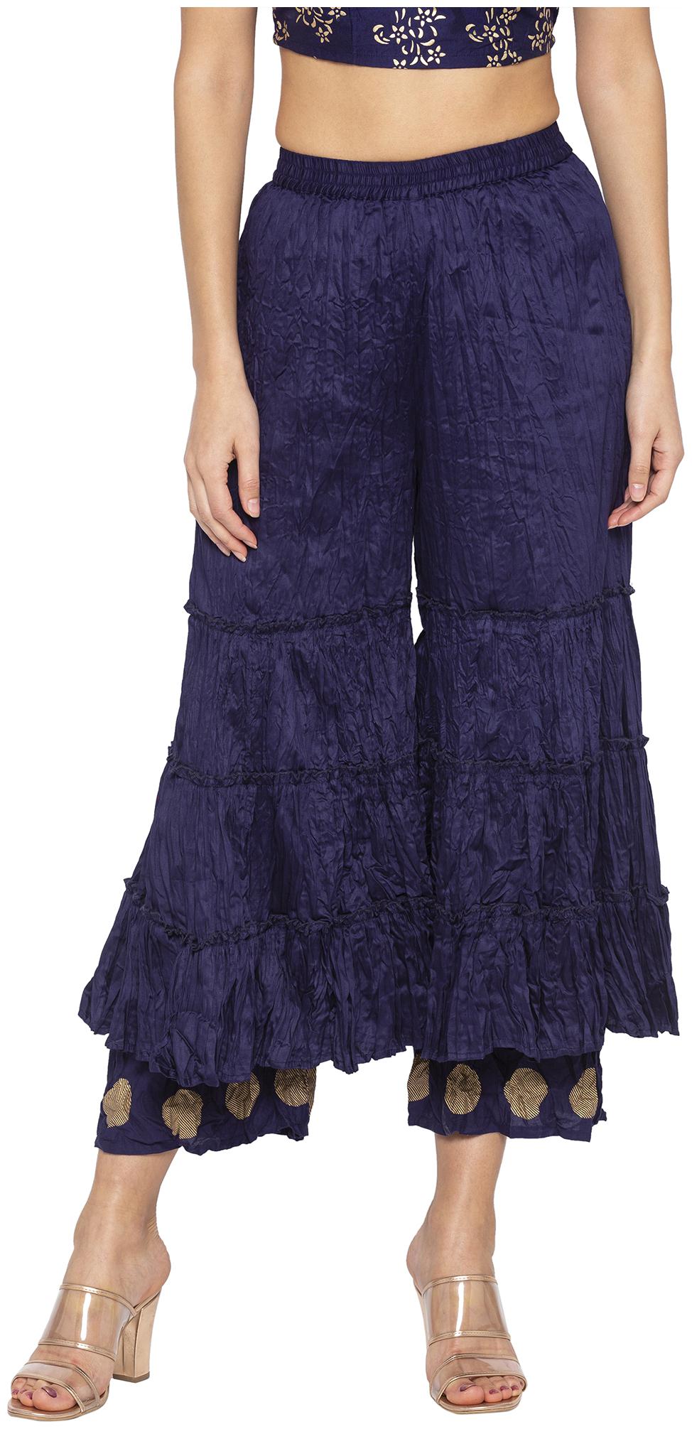 

Globus Women Blue Flared fit Parallels