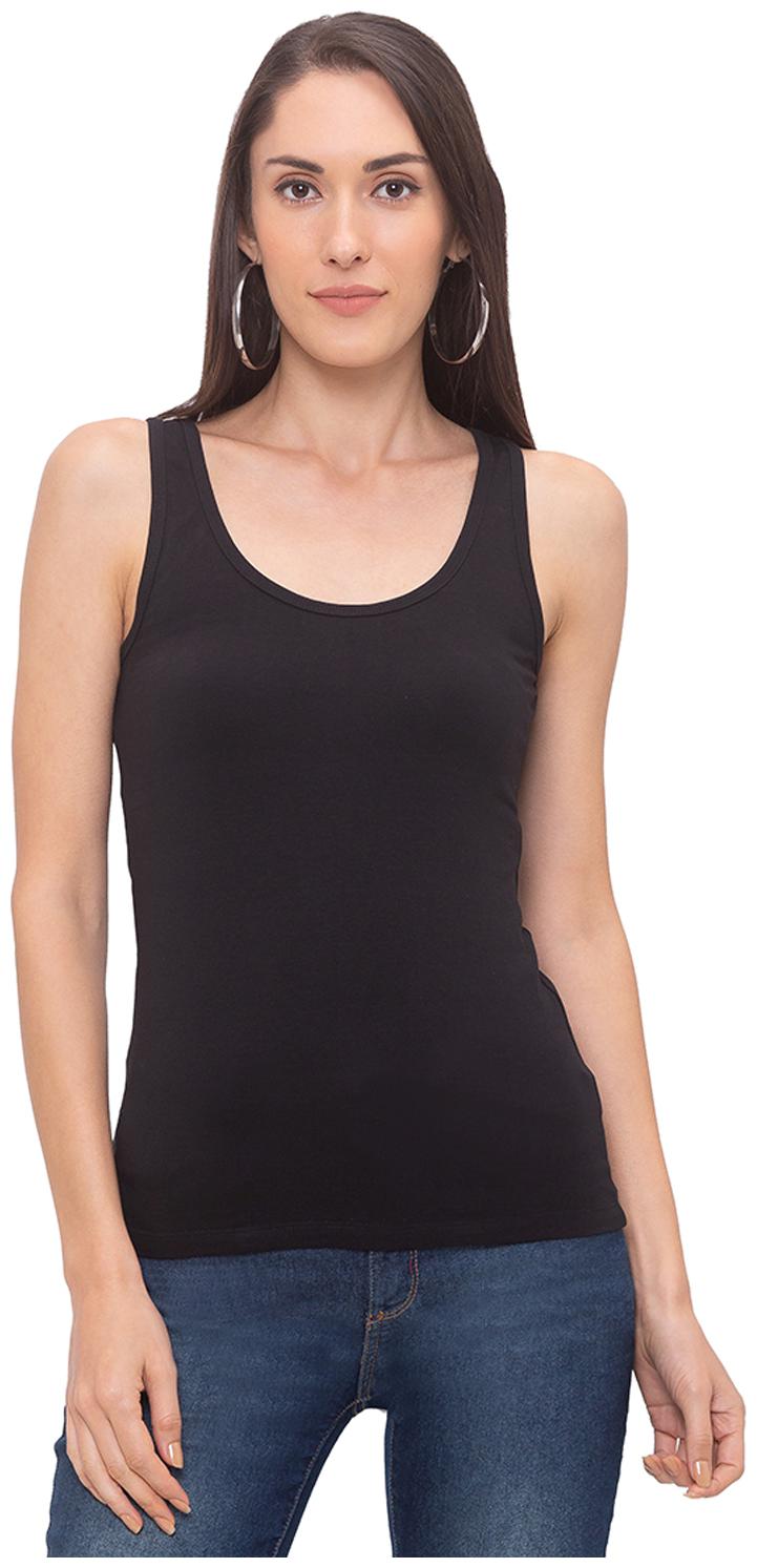 

Globus Women Solid Regular top - Black