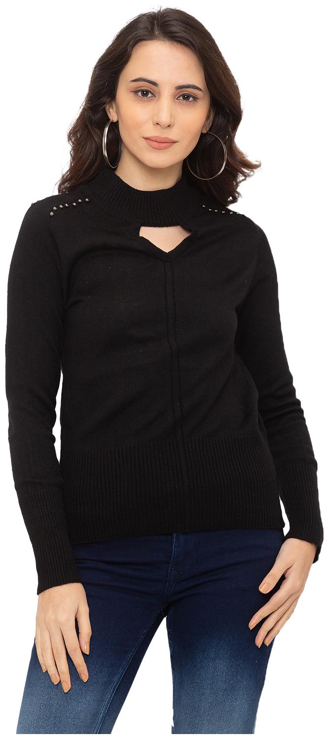 

Globus Women Solid Regular top - Black