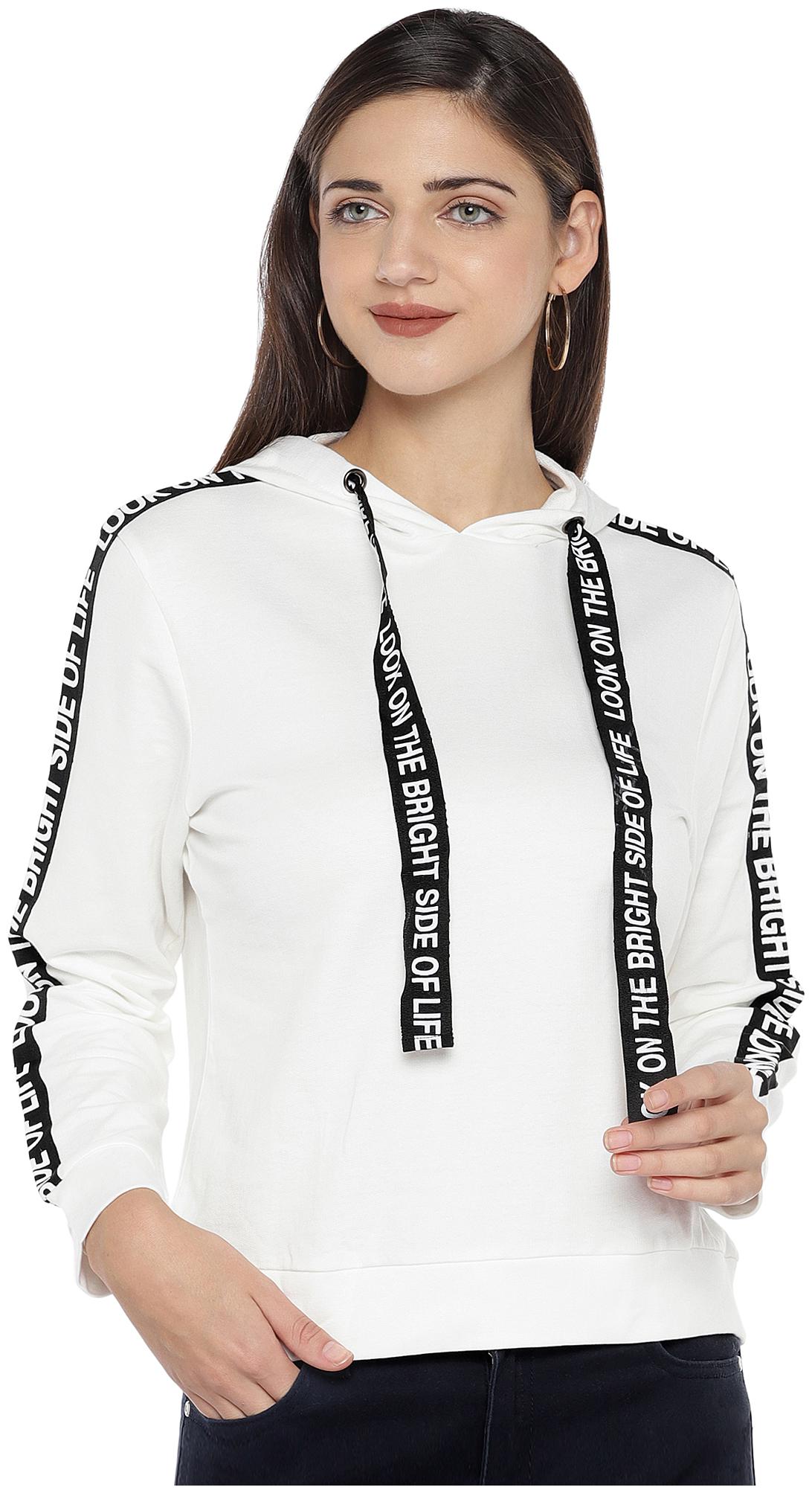 

Globus Women Striped Sweatshirt - White
