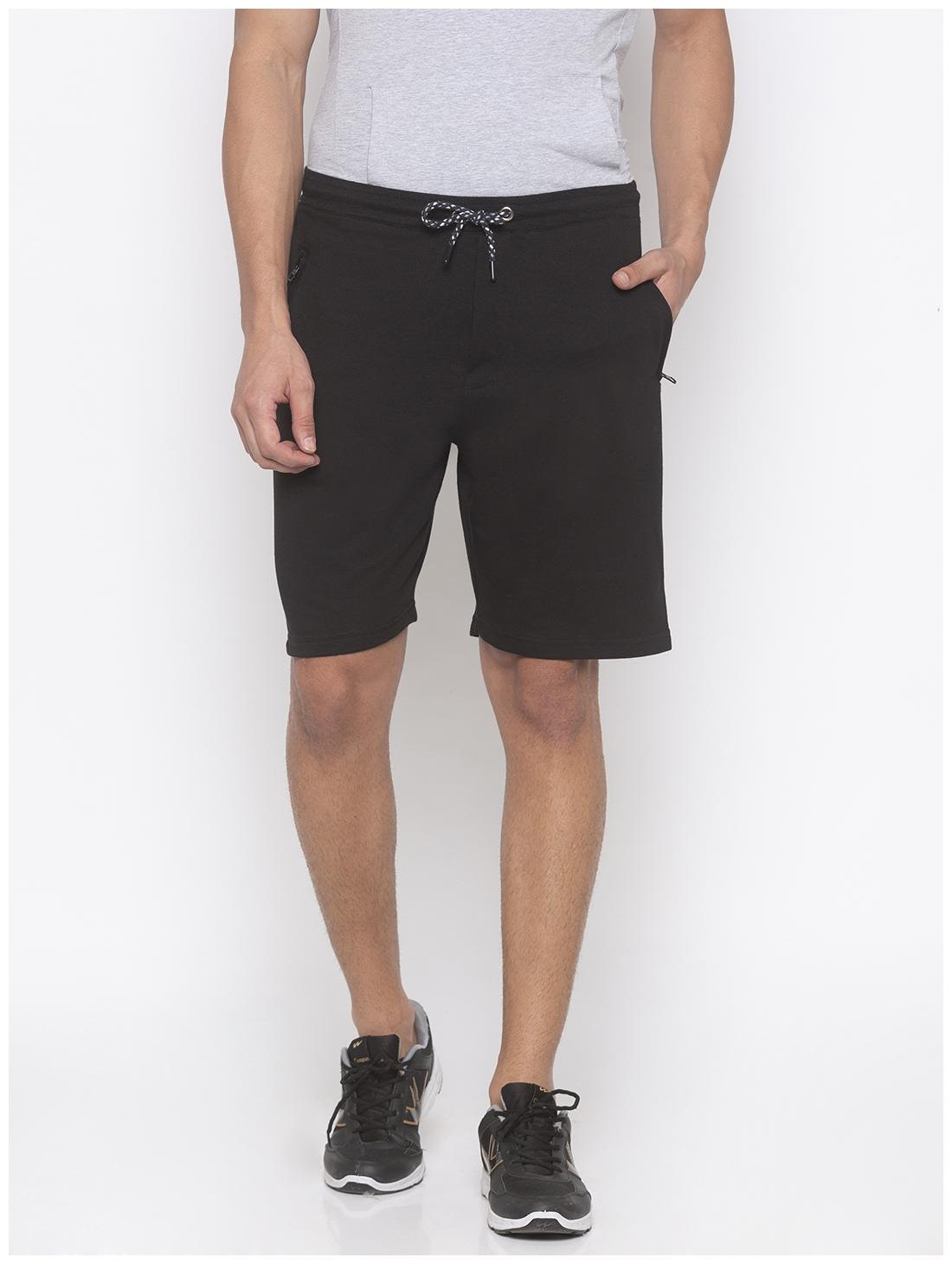 

Globus Men Black Slim Fit Regular Shorts
