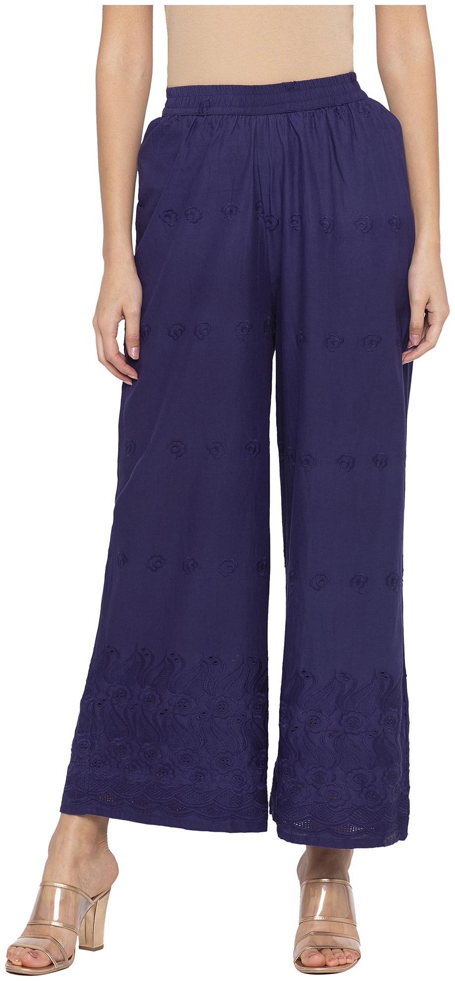 

Globus Women Blue Flared fit Parallels