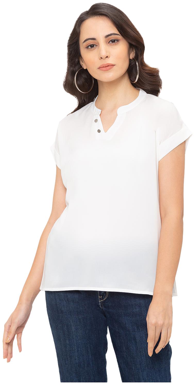 

Globus Women Solid Regular top - White