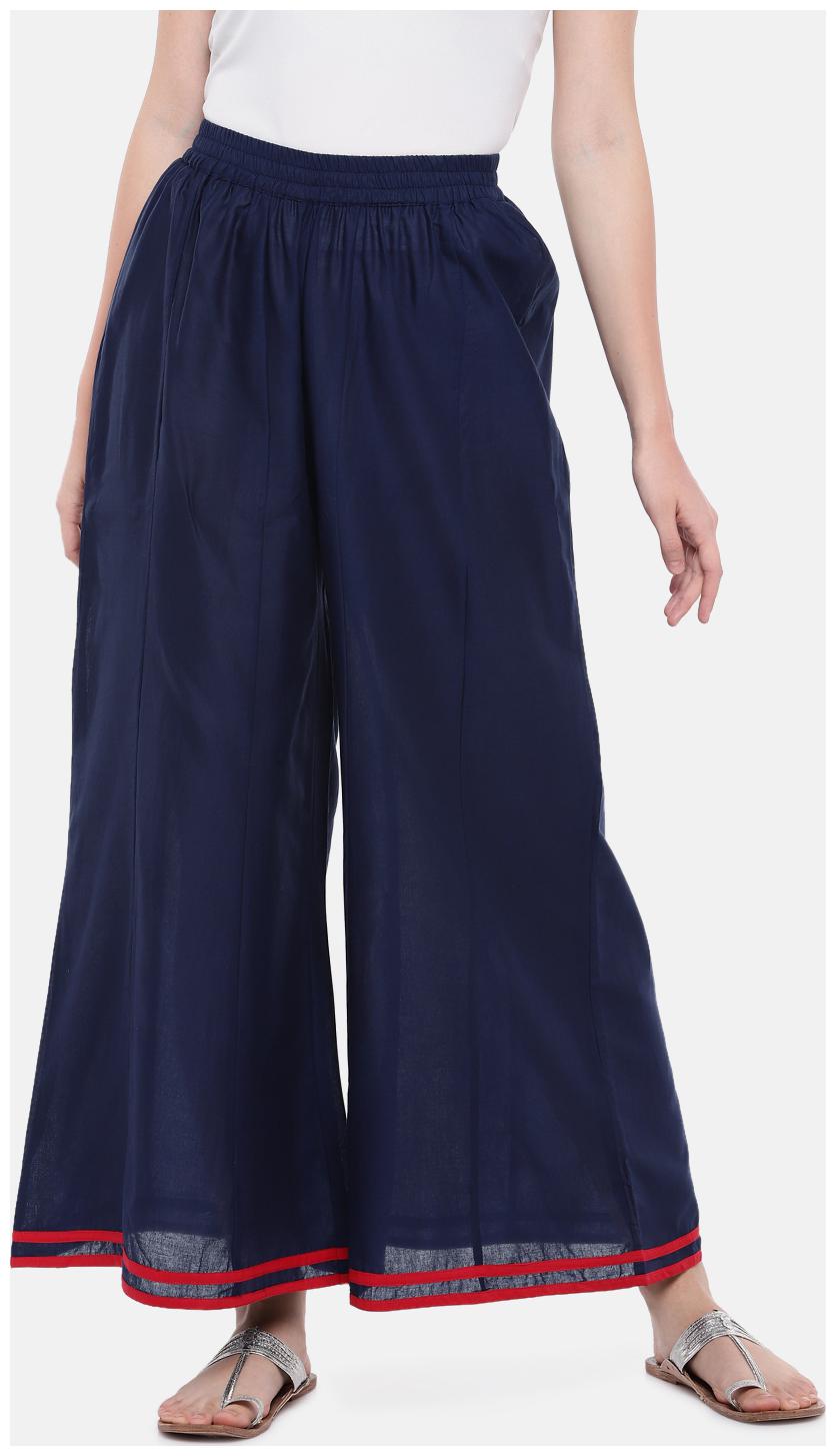 

Globus Women Blue Flared fit Regular trousers