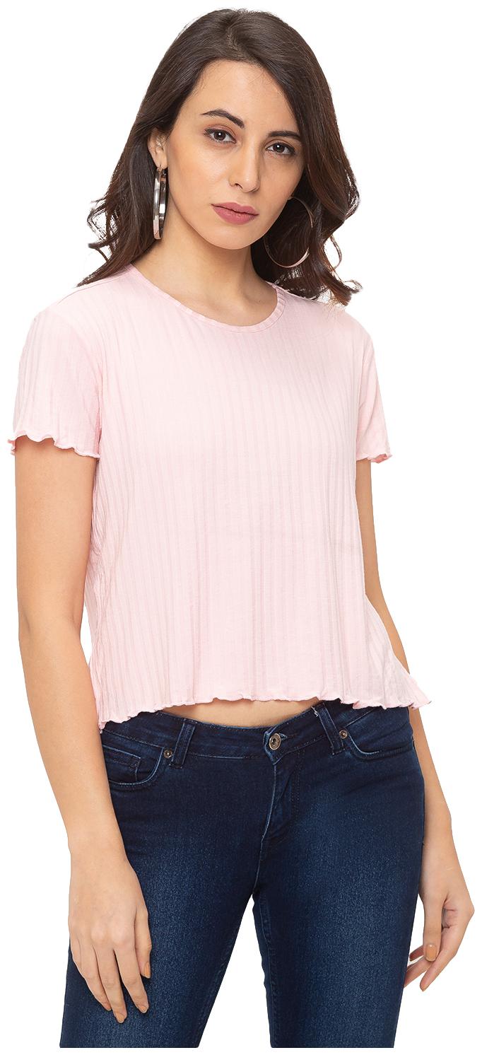 

Globus Women Striped Regular top - Pink