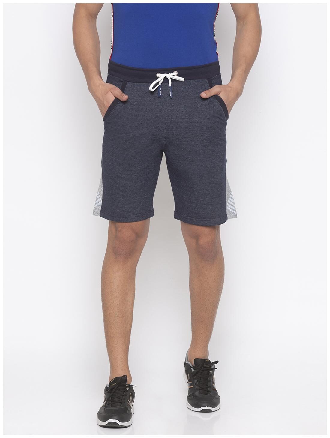 

Globus Men Blue Slim Fit Regular Shorts