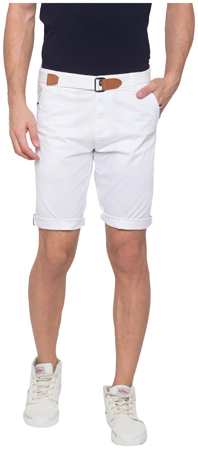

Globus Men White Regular Fit Regular Shorts