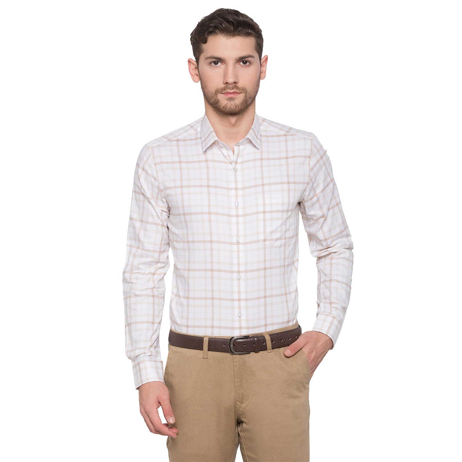 

Globus Men Regular fit Formal Shirt - White