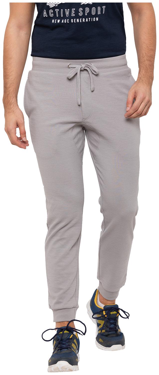 

Globus Men Grey Solid Slim fit Joggers