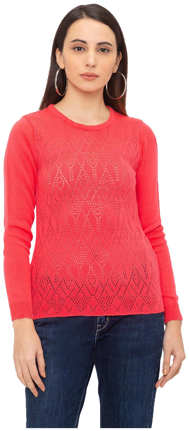 

Globus Women Self design Regular top - Orange