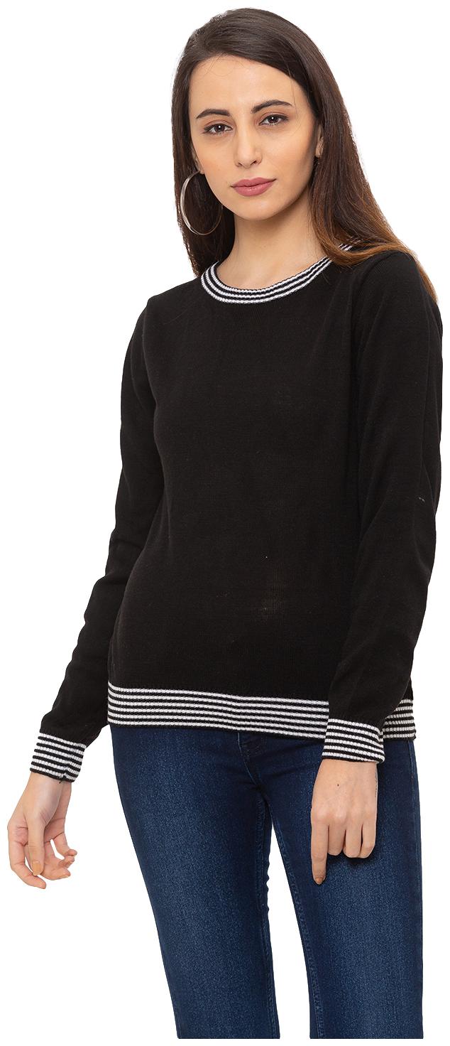 

Globus Women Solid Regular top - Black